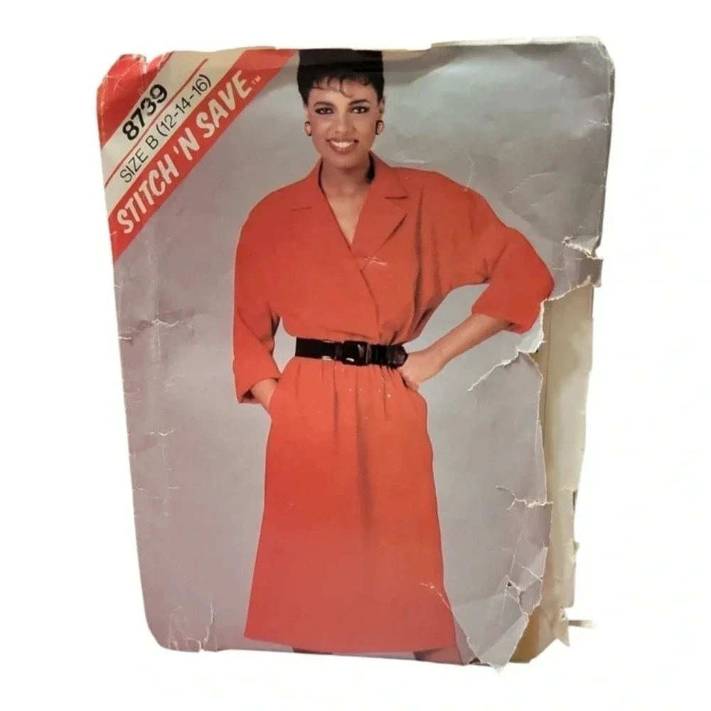 Lot of 8 Vintage 1980s 1990s McCalls Simplicity Sewing Patterns Womens Size 6-20